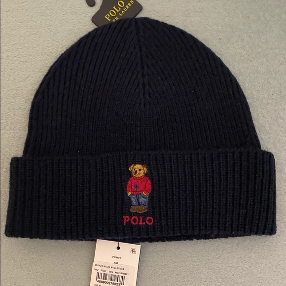 Polo Ralph Lauren Other - Polo Ralph Lauren 😱 🐻 Pony Bear Beanie Hat 😍